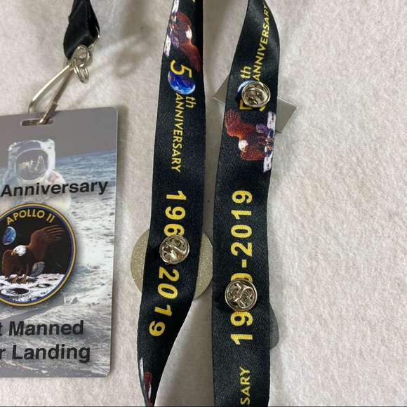 NASA Mission Control Apollo 11 Pins 50th Anniversary with 3 pins from 1969-20… - Picture 7 of 10